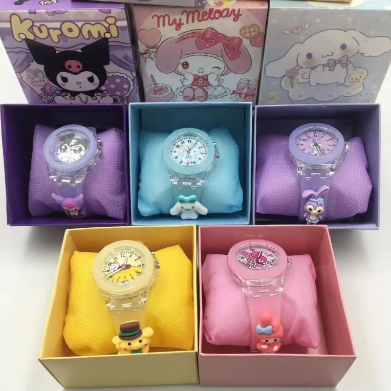 Sanrio Children's Watch - Luminescent Silicone Strap with Gift Box - Project M Shop