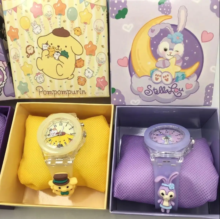 Sanrio Children's Watch - Luminescent Silicone Strap with Gift Box - Project M Shop