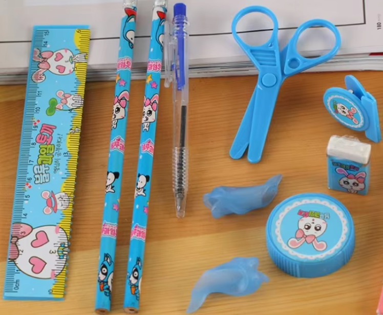 9 Pieces Student Stationery Set - Multifunctional Creative Gift for Children - Project M Shop