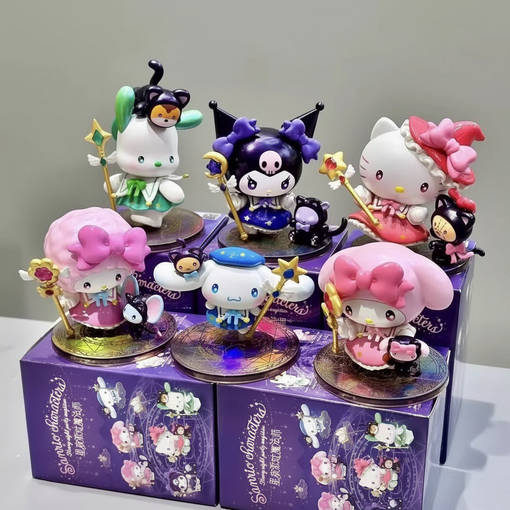 Sanrio Starry Night Magician Series blind box India — Kuromi PVC figure