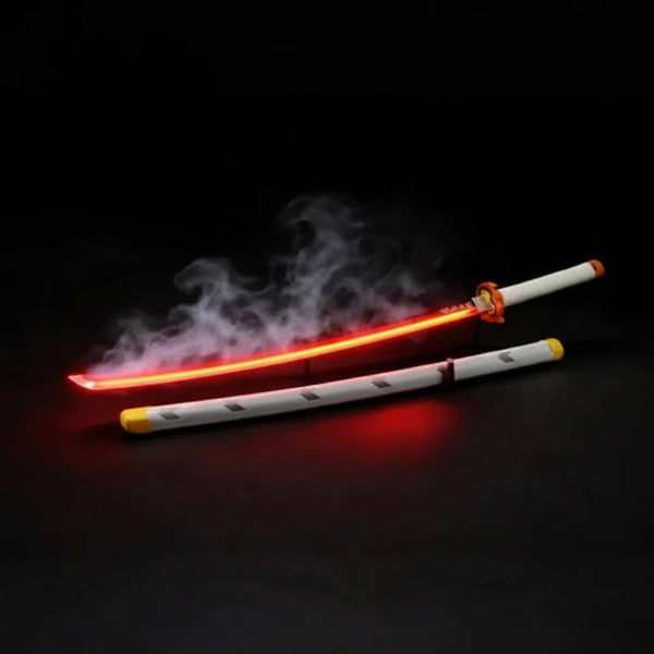 Rengoku Flaming Katana with Smoke & RGB Light: The Collector's Choice (India)