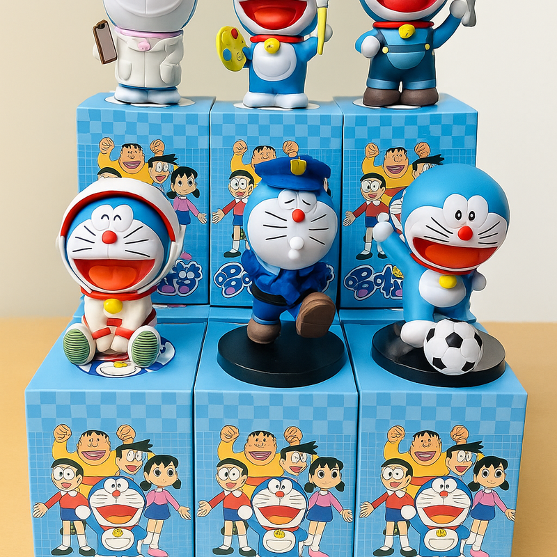 Doraemon mystery box - Premium Small doraemon Anime Figure - Random Figure Set of 1 - Project M Shop