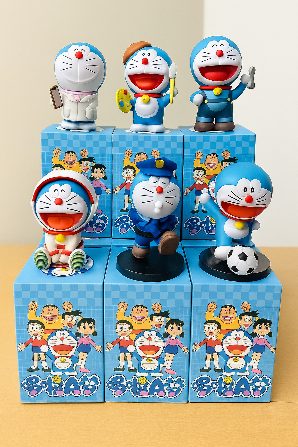 Doraemon mystery box - Premium Small doraemon Anime Figure - Random Figure Set of 1 - Project M Shop