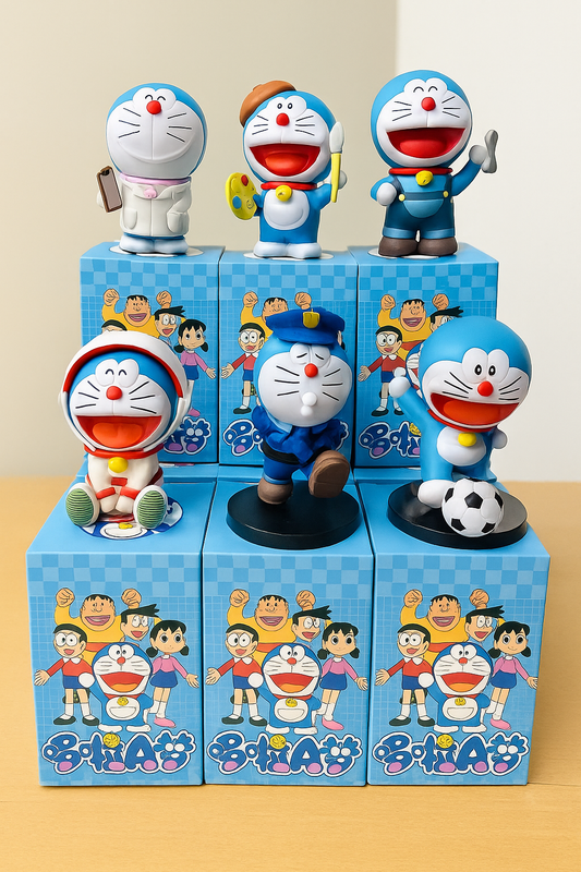 doraemon mystery box - Premium Small doraemon Anime Figure - Random Figure Set of 1 - Project M Shop