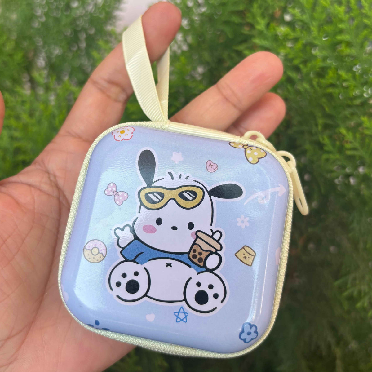 Pochacco Coin Keeper Keychain – Secure Storage Charm