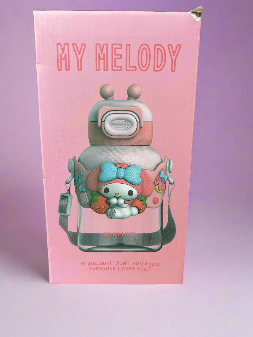 My Melody Water Bottle for Kids – 700ml BPA-Free Design