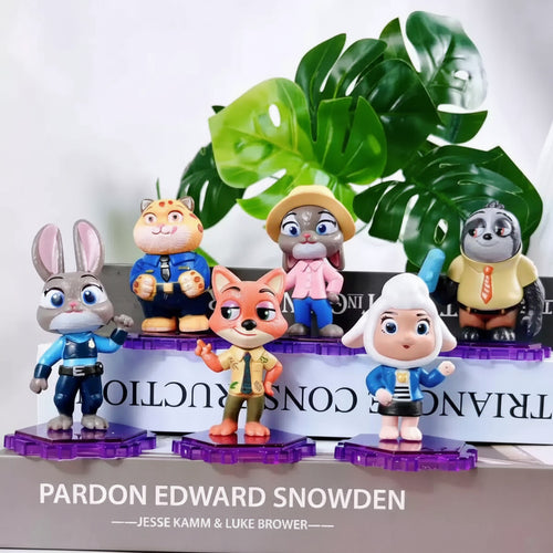 Zootopia series cartoon PVC figure - Desk Decor India - 1 random blind box
