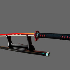 Rengoku's Flaming Nichirin Red LED 104 CM Full Length katana - Demon Slayer katana - Project M Shop