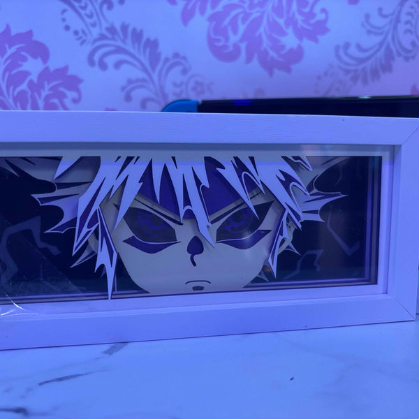 Killua Paper Crafted LED Lamp - Unique Hunter-X Design - Project M Shop