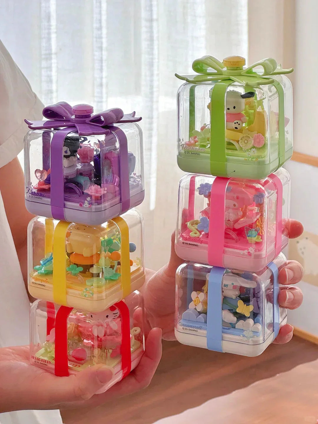 Sanrio Starwish Ring Box Building Block Blind Box - 1 Random Blind Box