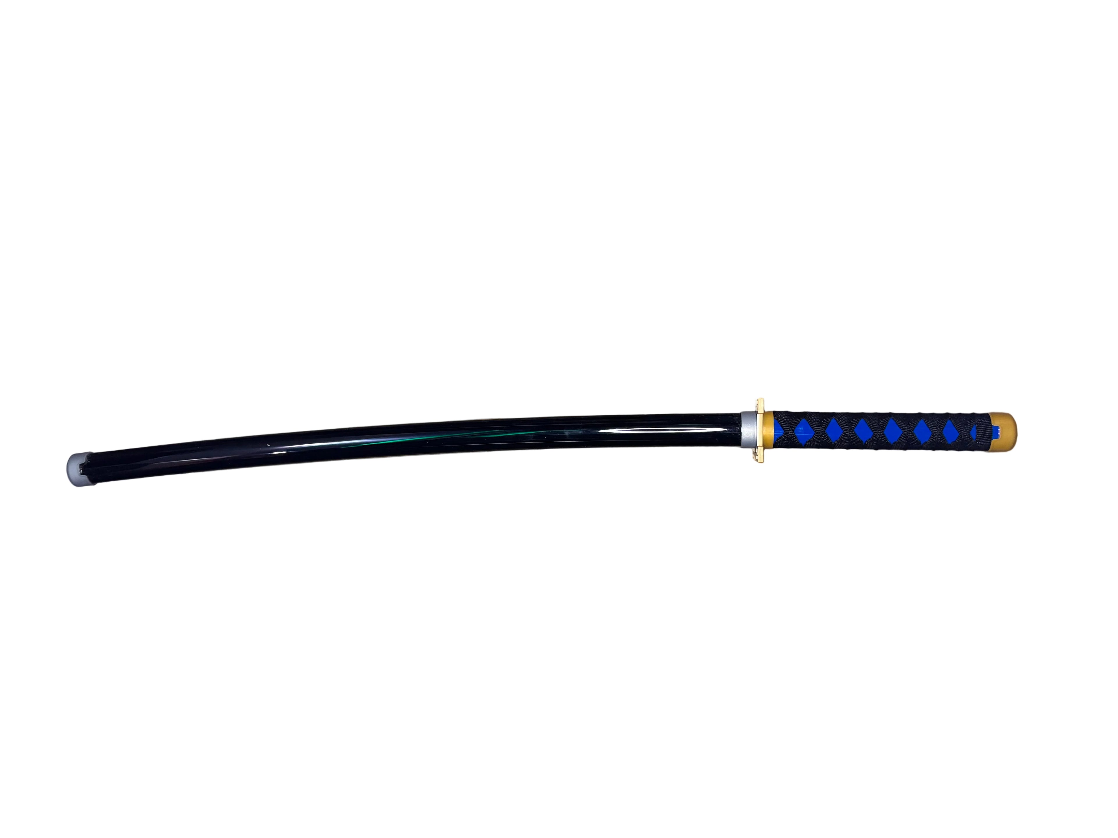 Muichiro Blue Wooden Katana 106 CM Long - Demon Slayer Collectable Wooden katana - Project M Shop