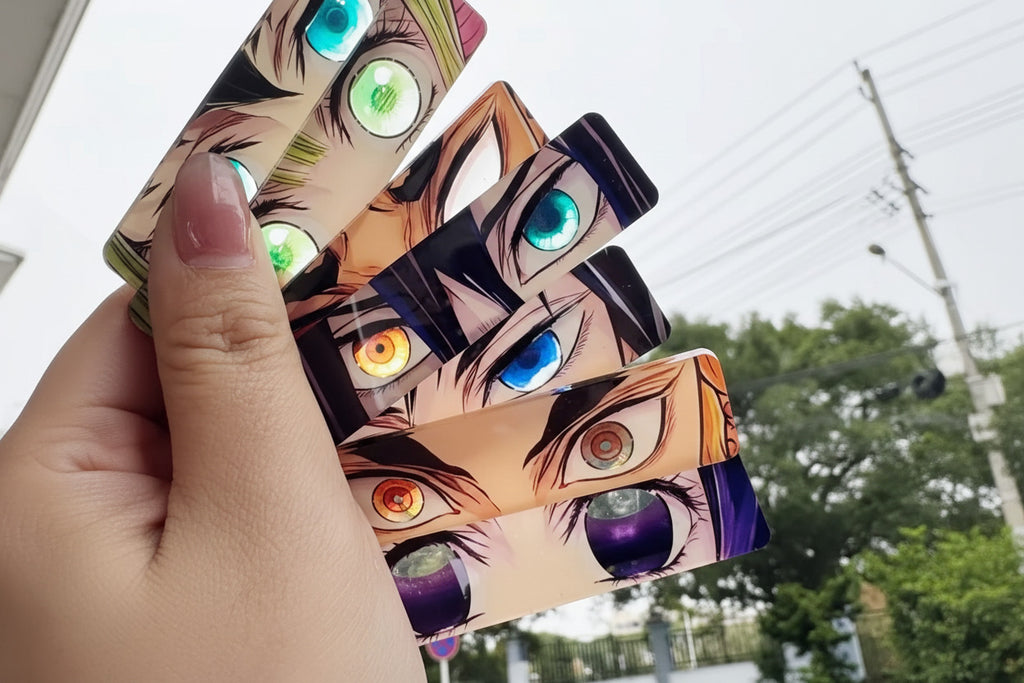 Set of 3 Anime Demon Slayer Keychain Set - Random Designs Double Sided Acrylic 8 CM - Project M Shop