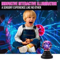 Plasma Ball Lamp 3 Inch Novelty Magic Electrostatic Ion Ball LED Light for Table Decoration Gift - Project M Shop
