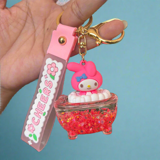 My Melody Acrylic Keychain - High Quality Acrylic Keychain with Strap - Project M Shop