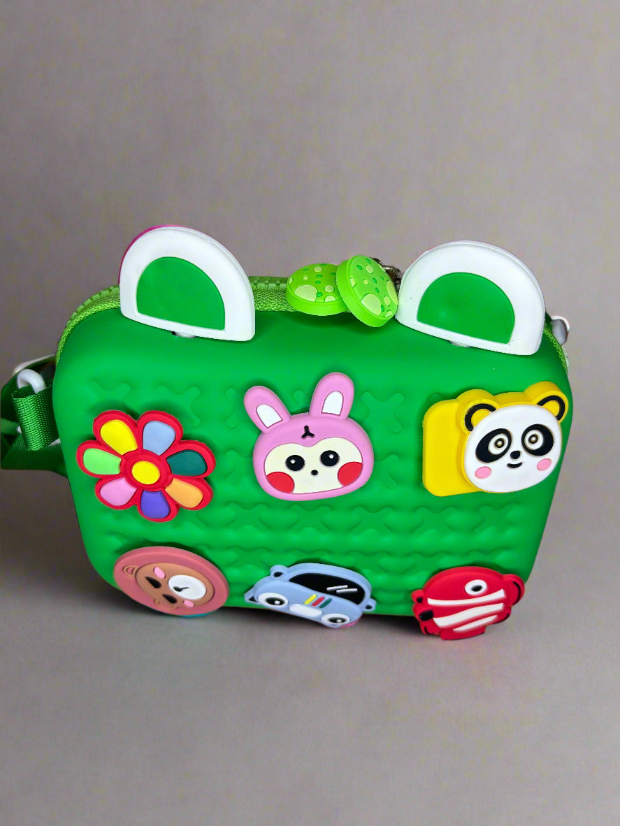 Cartoon Charm Sling Bag for Teens – Trendy Everyday Bag