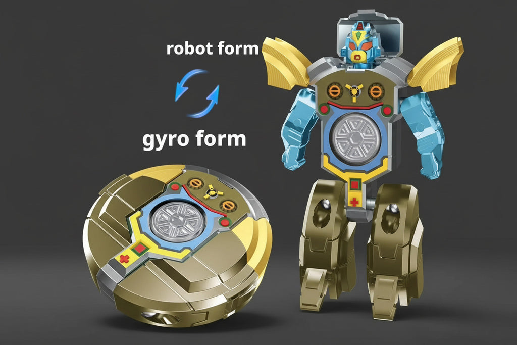 Transformable Fidget Spinner Gyro Toys - Stress Relief & Sensory Robot Toy for All - Project M Shop