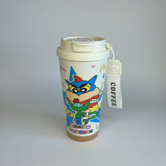 Crayon Shin-Chan Bicycle Insulated Tumbler - 600 ML - Project M Shop