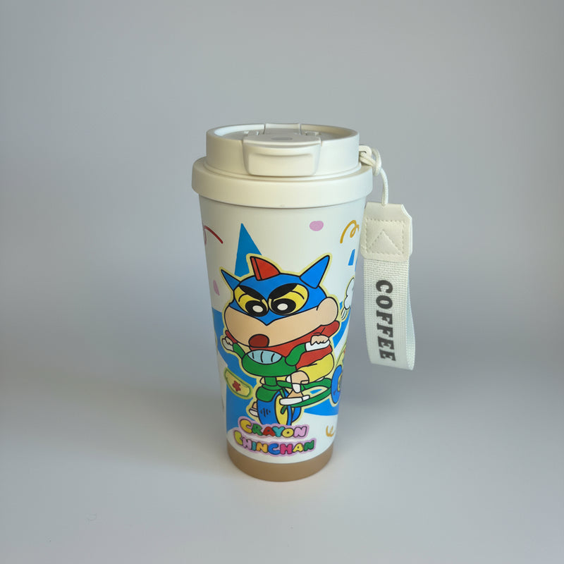Crayon Shin-Chan Bicycle Insulated Tumbler - 600 ML - Project M Shop