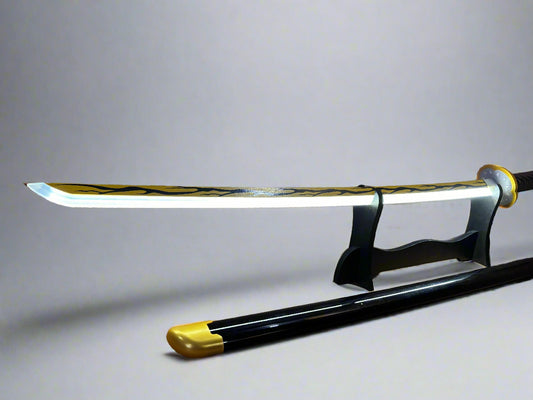 Glowing Katana Sword - Kaigaku LED Anime Cosplay Wooden Sword Inspired by Demon Slayer - Project M Shop