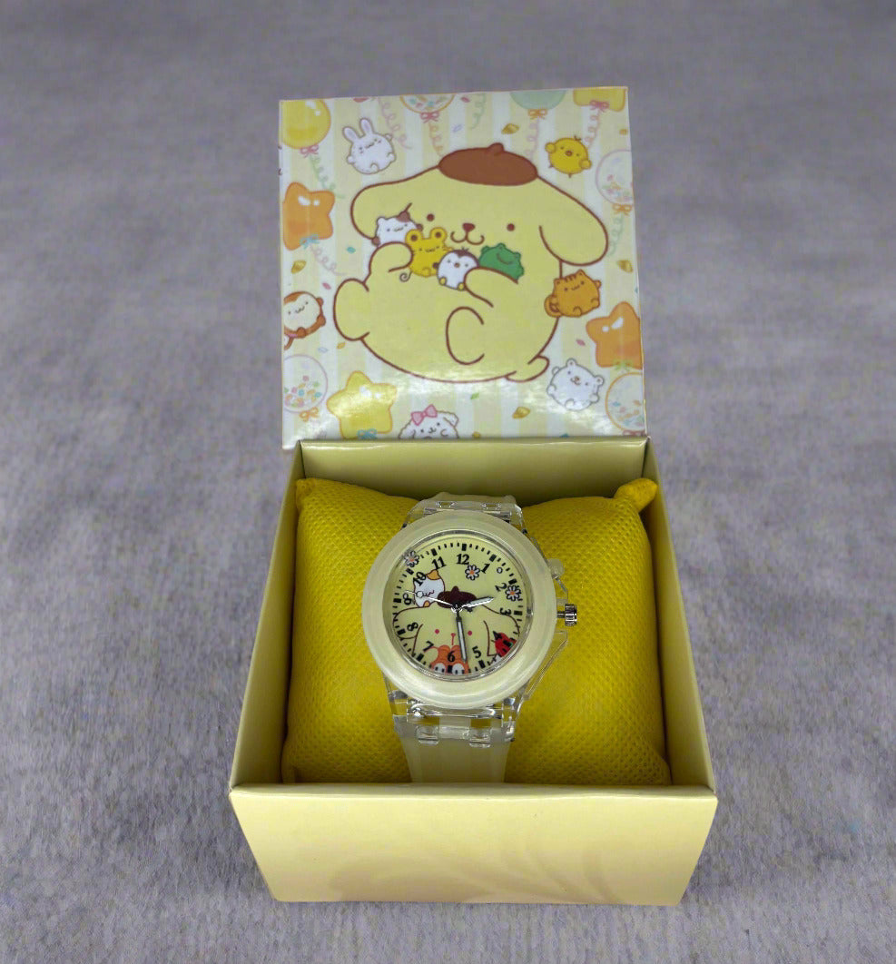 Sanrio Children's Watch - Luminescent Silicone Strap with Gift Box - Project M Shop
