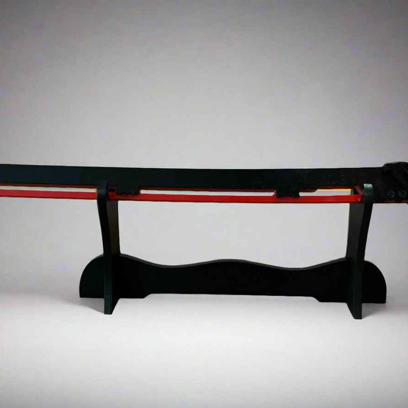 LED Chinese Style Katana Swords - Red Glowing Wooden Red Swords for Gifts and Decorations