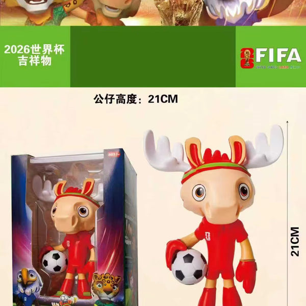 Fifa World Cup 2026 Mascot Premium PVC Figures - 20 CM Size - Project M Shop