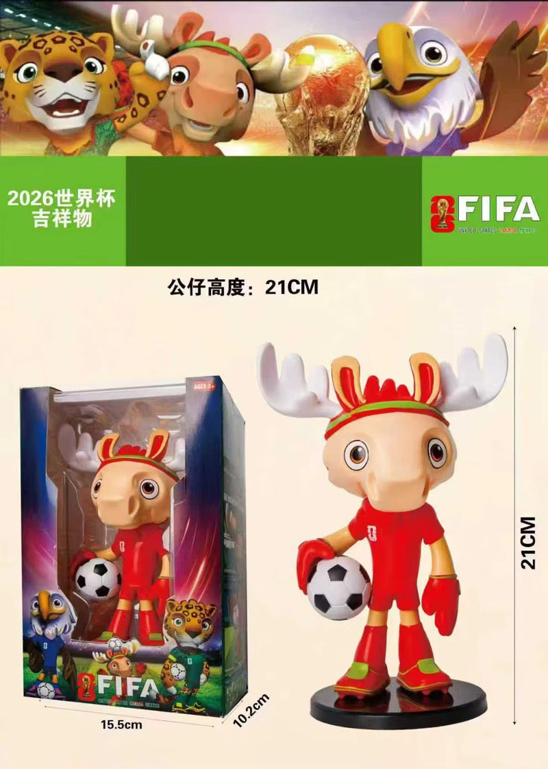 Fifa World Cup 2026 Mascot Premium PVC Figures - 20 CM Size - Project M Shop