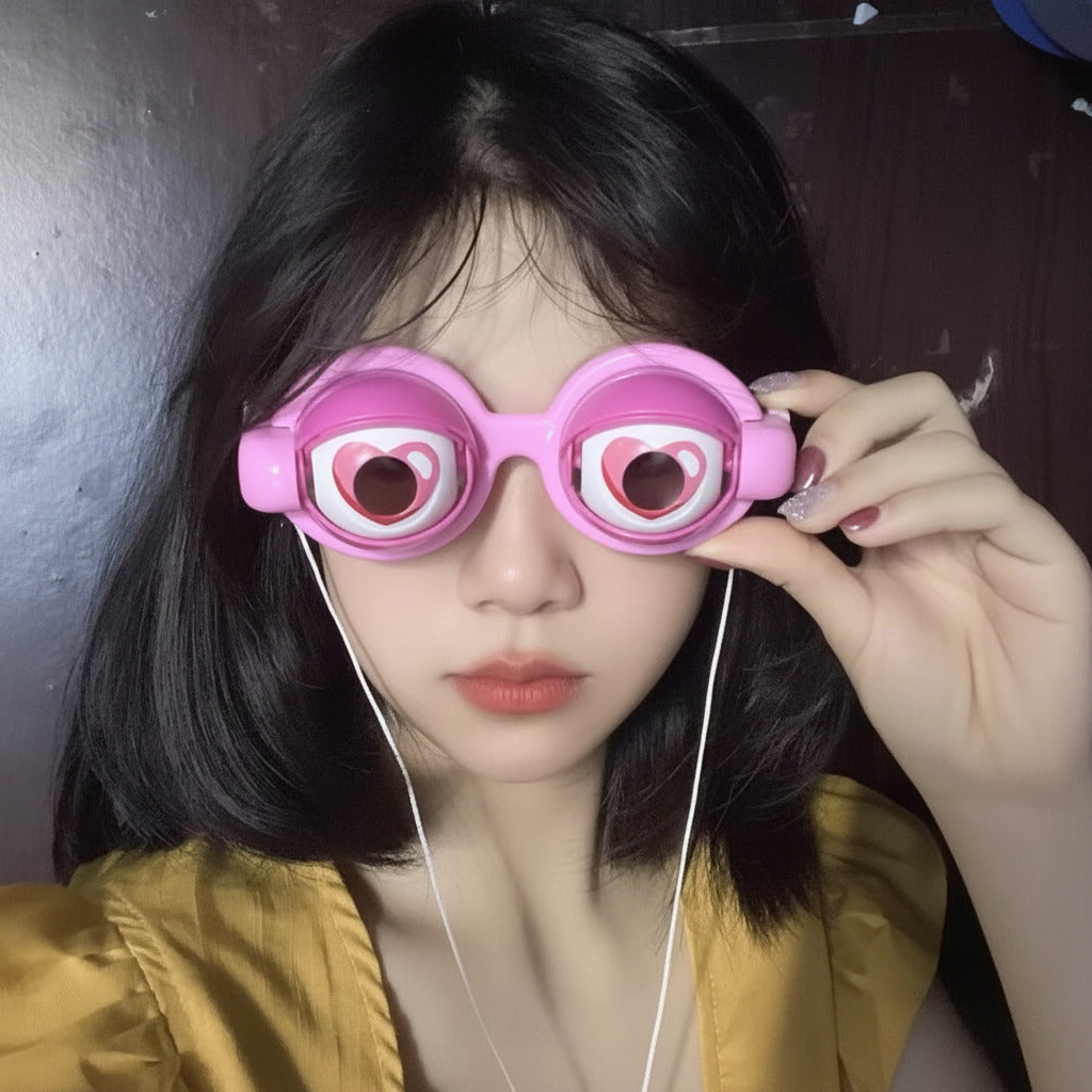 Children Horror Eyeball Dropping Glasses Funny Prank Toy - Novelty Gift For Halloween