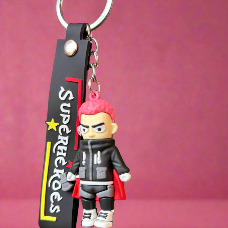 Marvel Keychain with Strap - PVC Rubber Keychain for Collectors - Project M Shop