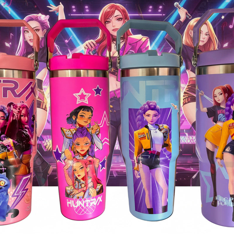 Hunterx K-Pop Tumbler - 900 ML Demon Hunter Cup - Project M Shop