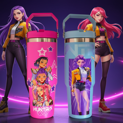 Hunterx K-Pop Tumbler - 900 ML Demon Hunter Cup - Project M Shop