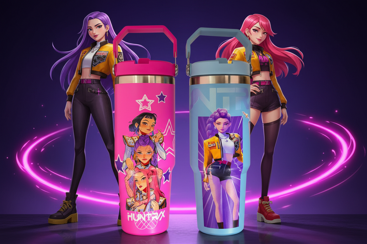 Hunterx K-Pop Tumbler - 900 ML Demon Hunter Cup