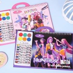 K-Pop Demon Hunter Huntrx Coloring, Drawing and Doodle Book - Project M Shop