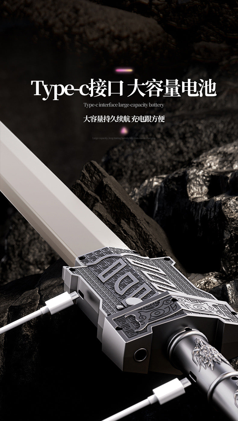 Color Changing LED Sparkling Knight Sword With Mist Spray - For 3+ year Age - Project M Shop