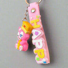 Pinkfong PVC Rubber Keychain with Bread Strap - Project M Shop