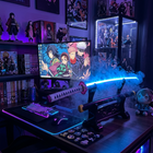 Giyu Tomioka LED Katana With Smoke - Full Length 105 CM Demon Slayer Katana with Glow And smoke - thumbnail 2