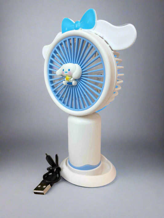 Cinnamoroll Mini Fan - Portable Single Speed Fan in Adorable Cinnamoroll Design - Project M Shop
