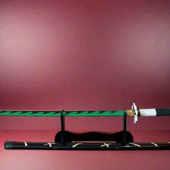 Shinazugawa Sanemi Katana - Wooden Sword of the Wind Hashira from Demon Slayer