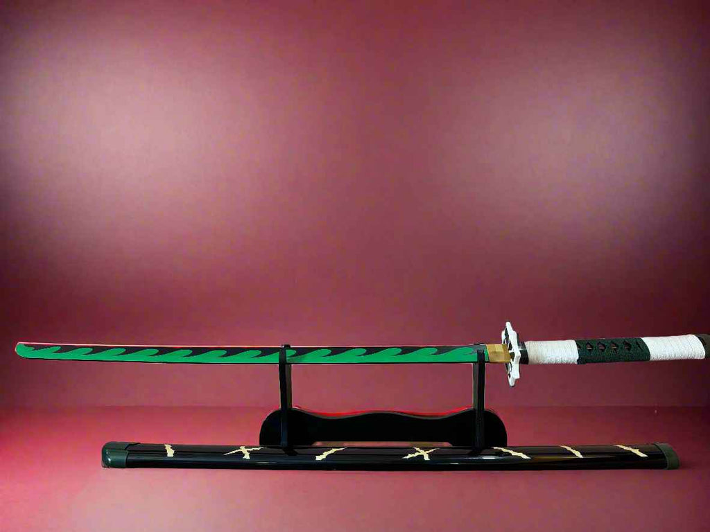 Shinazugawa Sanemi Katana - Wooden Sword of the Wind Hashira from Demon Slayer