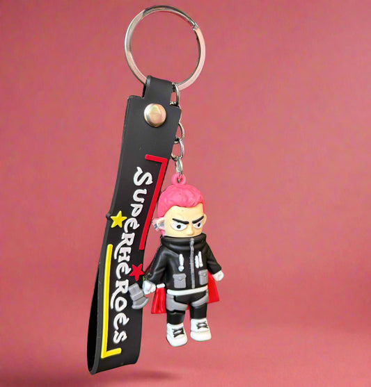 Marvel Keychain with Strap - PVC Rubber Keychain for Collectors - Project M Shop