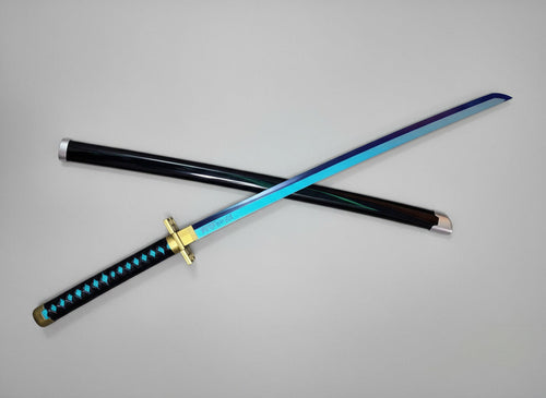 Muichiro Blue LED Katana 104 CM Full Length - Demon Slayer Collectible