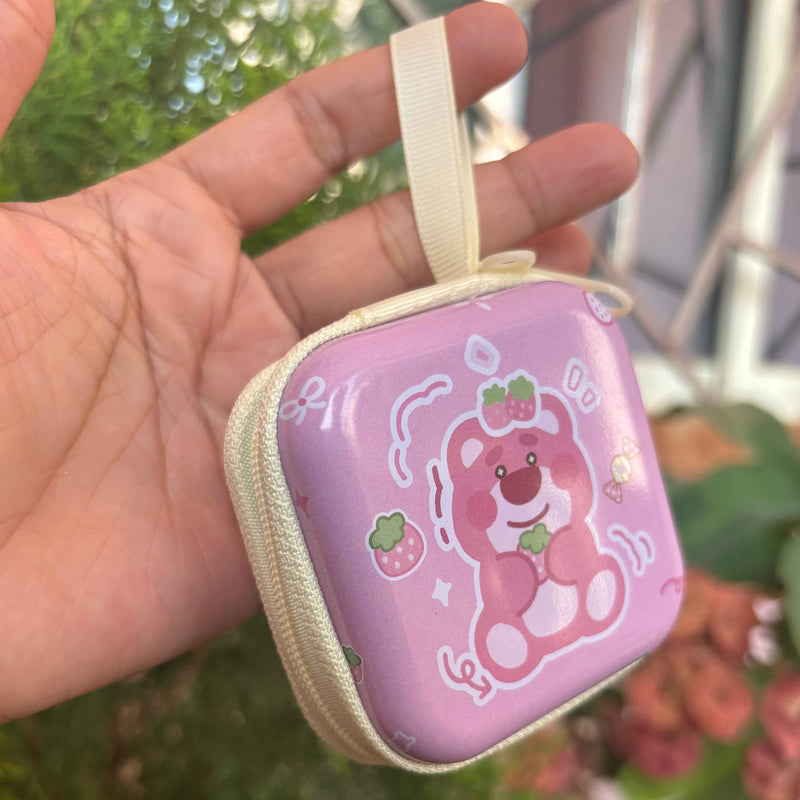 Cute Bear Coin Keeper Keychain for Easy Coin Storage - Project M Shop