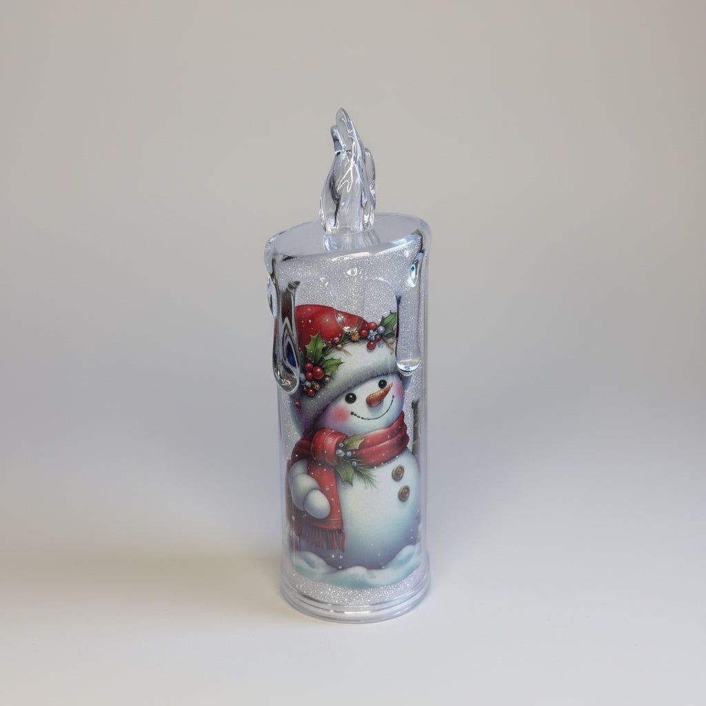 Set Of 4 - Christmas Candle Light For Indoor Christmas Decoration - Project M Shop