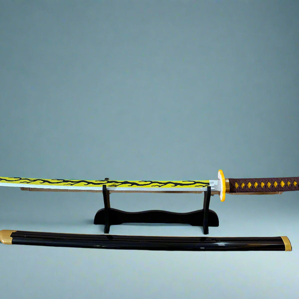Kaigaku Wooden Katana - Wooden Katana for Cosplay Inspired by Demon Slayer - Project M Shop