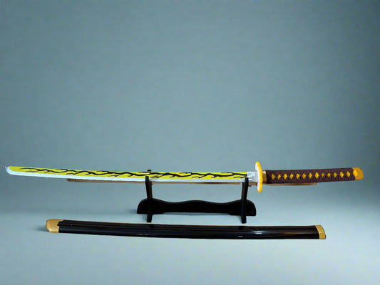 Kaigaku Wooden Katana - Wooden Katana for Cosplay Inspired by Demon Slayer - Project M Shop
