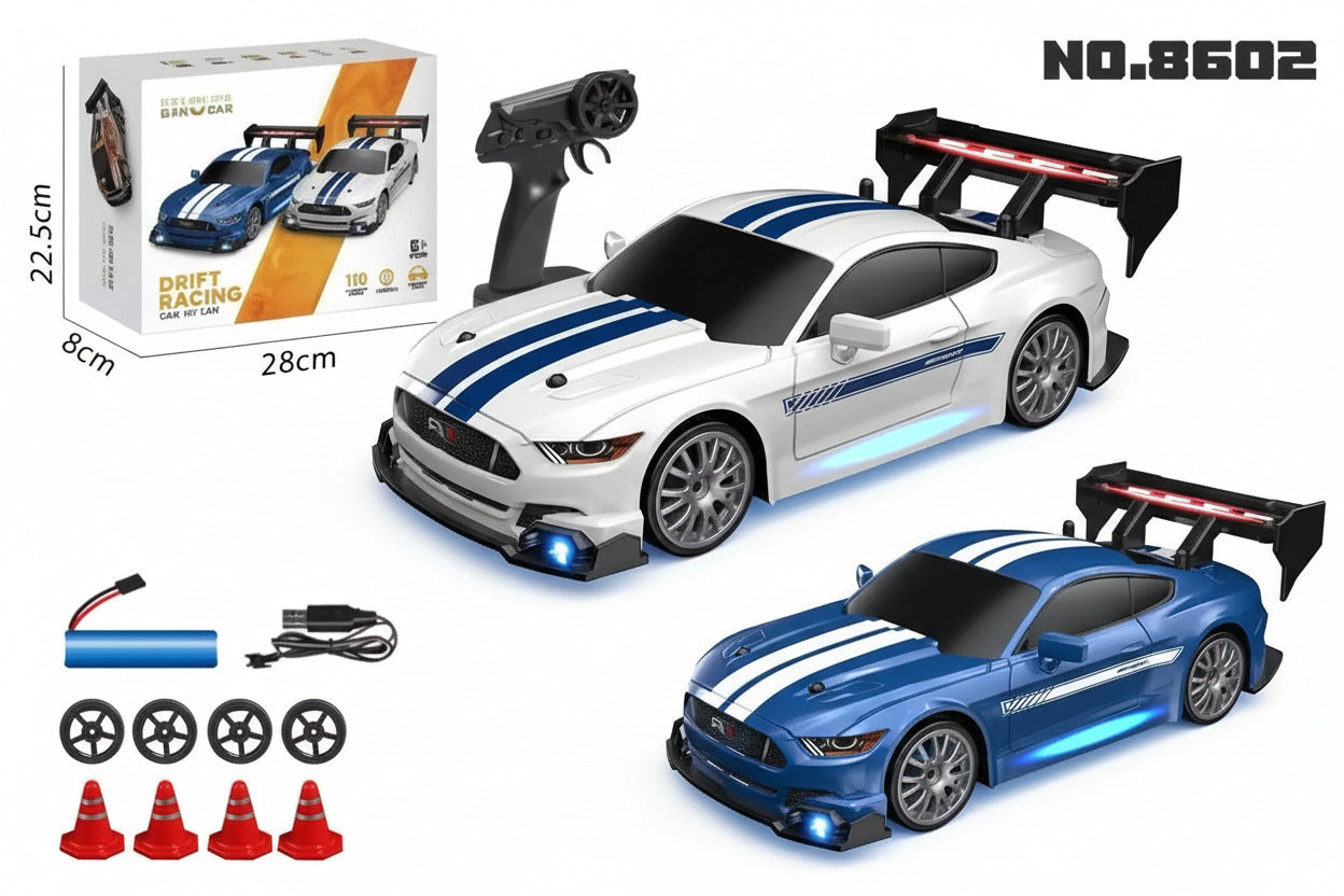 GTR 1:24 Stunt Racing Drift 20km/h High Speed Remote Control RC Car With Extra Tires - Project M Shop