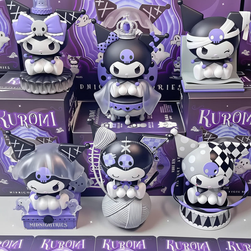 Kuromi Frozen Dark Night Story Series PVC Figure - 1 Random Blind Box Design - Project M Shop