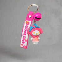 My Melody PVC Keychain with Bell – Sanrio Charm