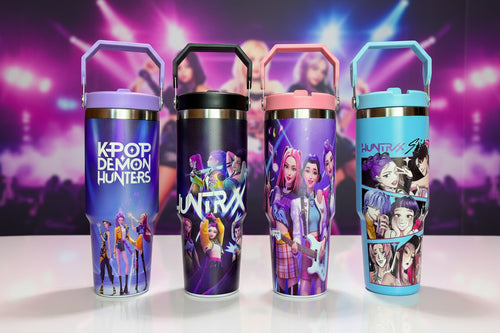 K-Pop Demon Hunter Huntrx Stainless Steal Tumbler - 900 ML Demon Hunter Cup