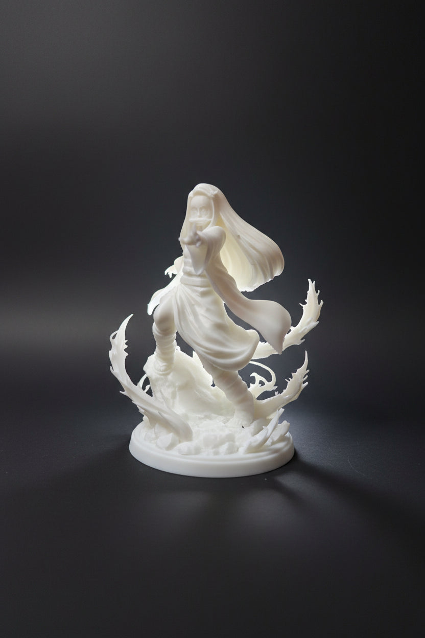 Nezuko kamado DIY White Color Figure - Paint by yourself